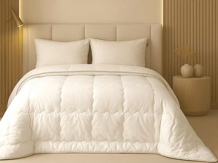 Easy Dekbed & Dekbedovertrek in 1 - Percale Katoen - Off White