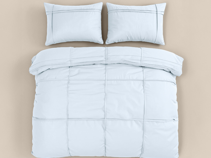 Dekbedovertrek Washed Tufted - Wit