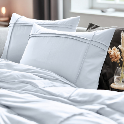 Dekbedovertrek Washed Tufted - Wit