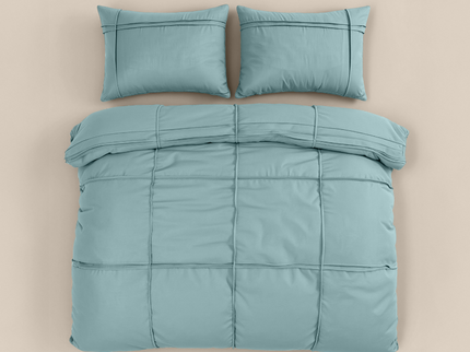 Dekbedovertrek Washed Tufted - Groen