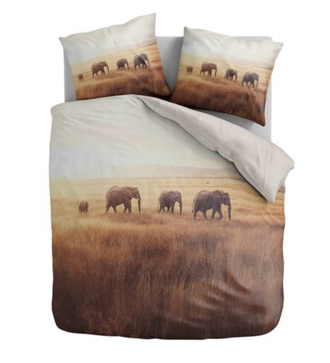 Dekbedovertrek Elephant Plains