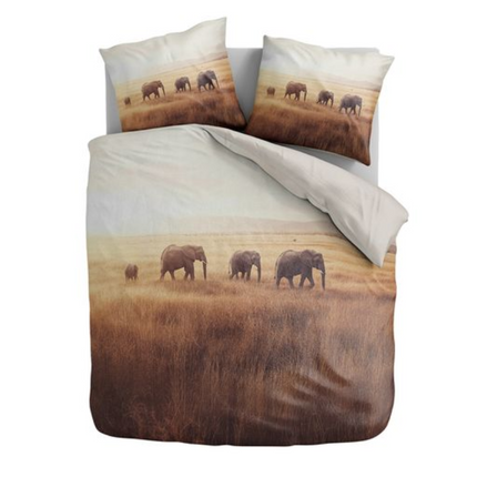 Dekbedovertrek Elephant Plains
