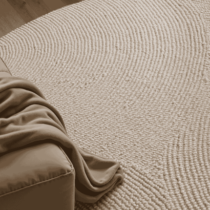 Vloerkleed Calmio Rond - Creme