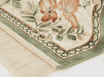 Vloerkleed Oriental Flowers - Groen