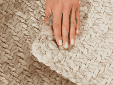 Jute Wol Vloerkleed - Naturel