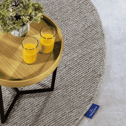 Wollen Vloerkleed Francois Ovaal - Beige