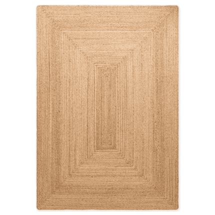 Handgeweven Jute Vloerkleed Sharmila - Bruin