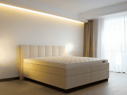 Boxspring Hotel Luxury - Wide - Beige