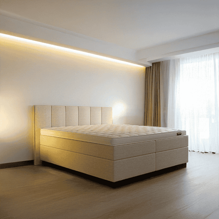 Boxspring Hotel Luxury - Wide - Beige