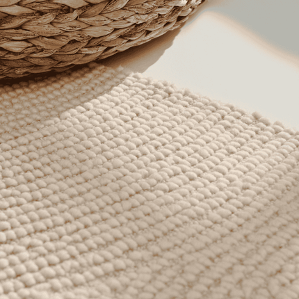 Vloerkleed Calmio Rond - Creme