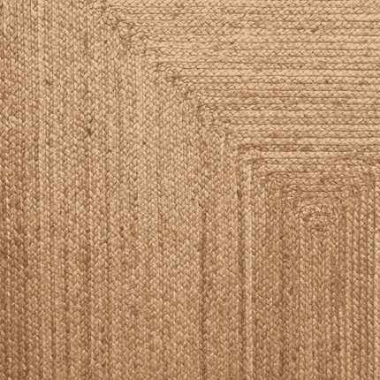 Handgeweven Jute Vloerkleed Sharmila - Bruin