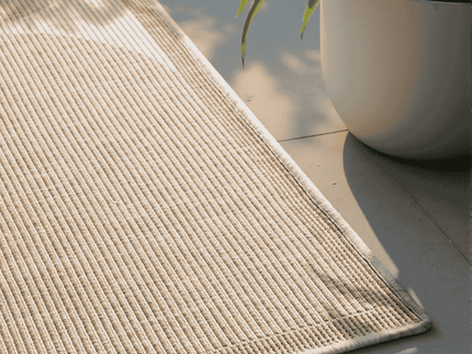 Dubbelzijdig Buitenkleed Bowen - Creme / Beige