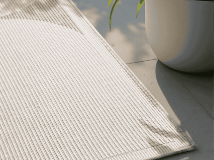 Dubbelzijdig Buitenkleed Bowen - Creme / Beige