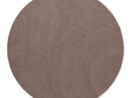Vloerkleed Eleni Rond - Taupe