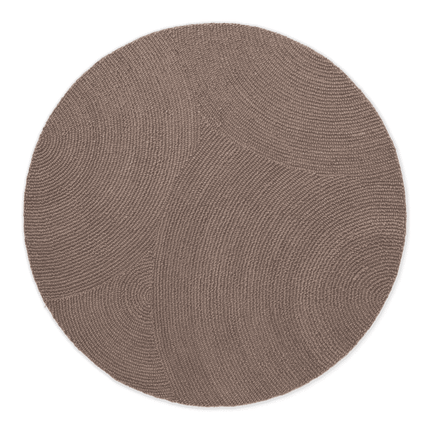 Vloerkleed Eleni Rond - Taupe