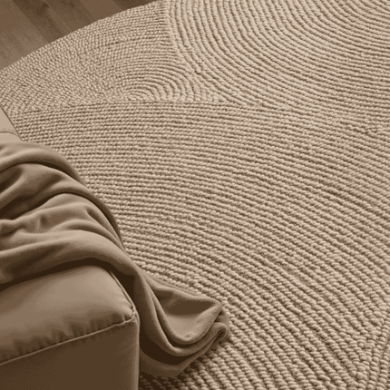 Vloerkleed Calmio Rond - Beige