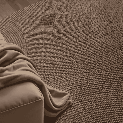 Vloerkleed Eleni Rond - Taupe