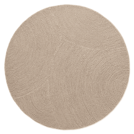 Vloerkleed Calmio Rond - Beige