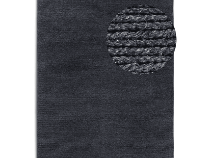 Wollen Vloerkleed Francois - Antraciet