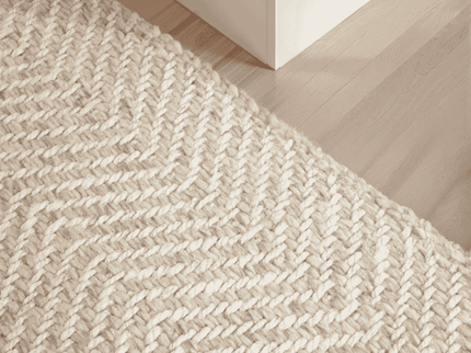 Jute Wol Vloerkleed - Naturel
