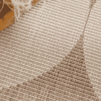 Dubbelzijdig Buitenkleed Bowen - Creme / Beige