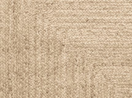 Handgeweven Jute Vloerkleed Sharmila - Crème