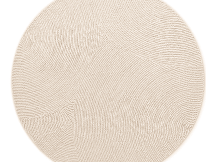 Vloerkleed Eleni Rond - Creme