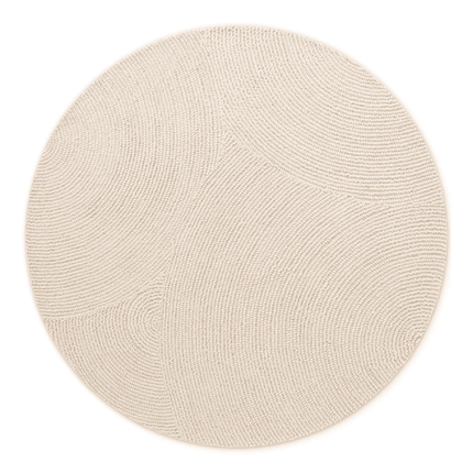 Vloerkleed Calmio Rond - Creme