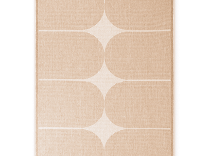 Dubbelzijdig Buitenkleed Bowen - Creme / Beige
