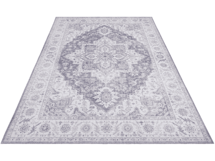 Vintage Vloerkleed Anthea - Wit/Lichtroze