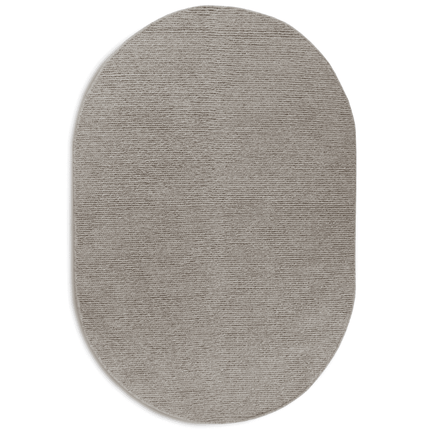 Wollen Vloerkleed Francois Ovaal - Beige