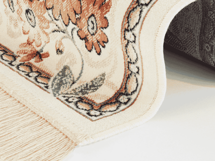Vloerkleed Oriental Flowers - Crème