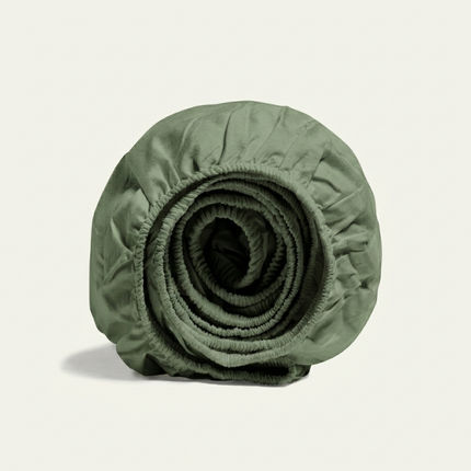 Hoeslaken - Katoen Flanel - Groen