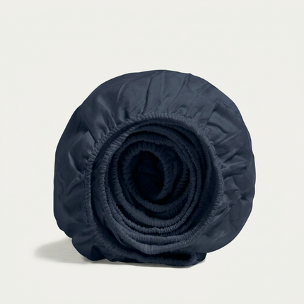 Topper Hoeslaken - Katoen Dubbel Jersey - Navy