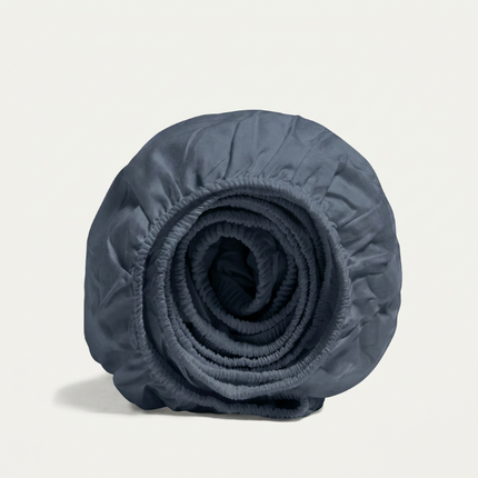 Hoeslaken  - Katoen - Navy