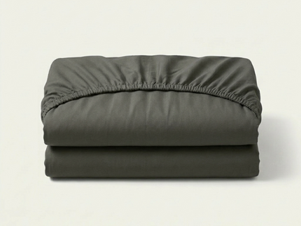 Splittopper Hoeslaken - Katoen Jersey Stretch - Truffel