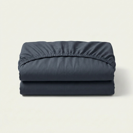 Topper Hoeslaken - Katoen Dubbel Jersey - Navy