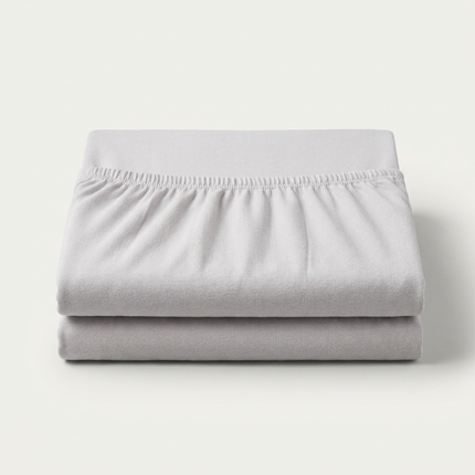 Hoeslaken Katoen - Jersey Stretch - Off White
