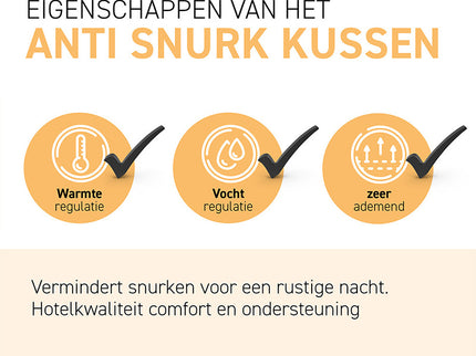 Orange Line Hoofdkussen Hotel - Anti-Snurk
