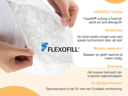 Orange Line Hoofdkussen Percale-Katoen - Comfort