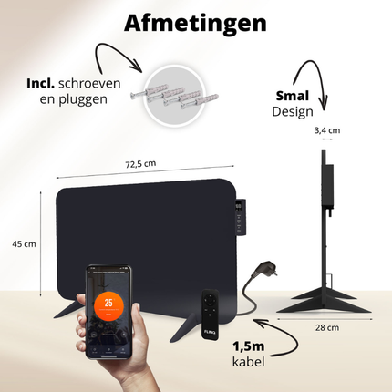 Slimme Infrarood Paneelverwarming