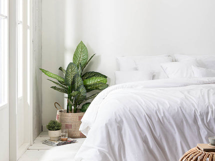 Presence 2-PACK: Kussenslopen Percale Katoen - Wit