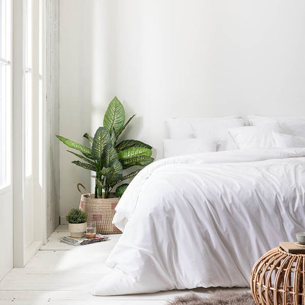 Presence 2-PACK: Kussenslopen Percale Katoen - Wit