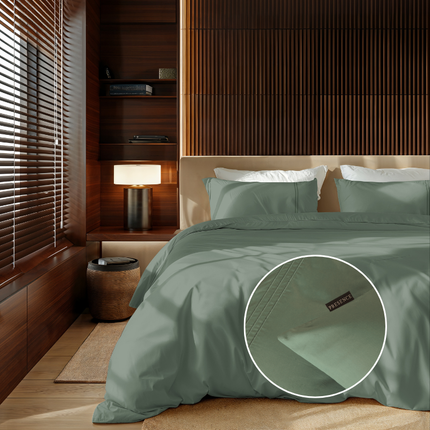 Presence Dekbedovertrek Egyptisch Katoen - Uni - Truffel