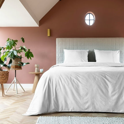 Presence Dekbedovertrek Egyptisch Katoen - Uni - Wit