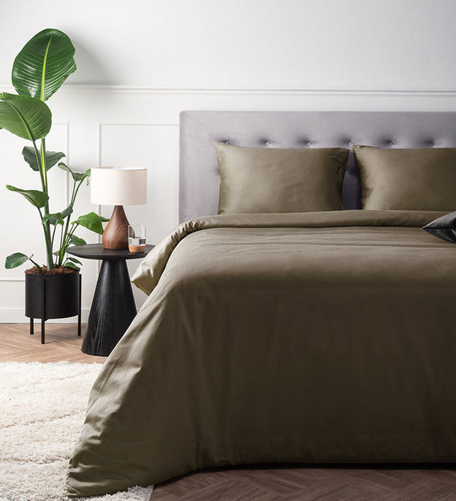 Presence Dekbedovertrek Katoen-Satijn - Luxury Satin -Truffel