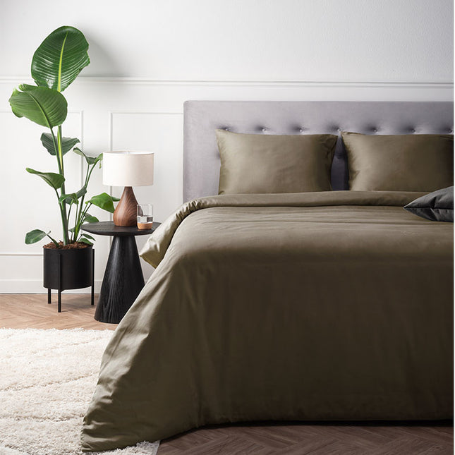 Presence Dekbedovertrek Katoen-Satijn - Luxury Satin -Truffel