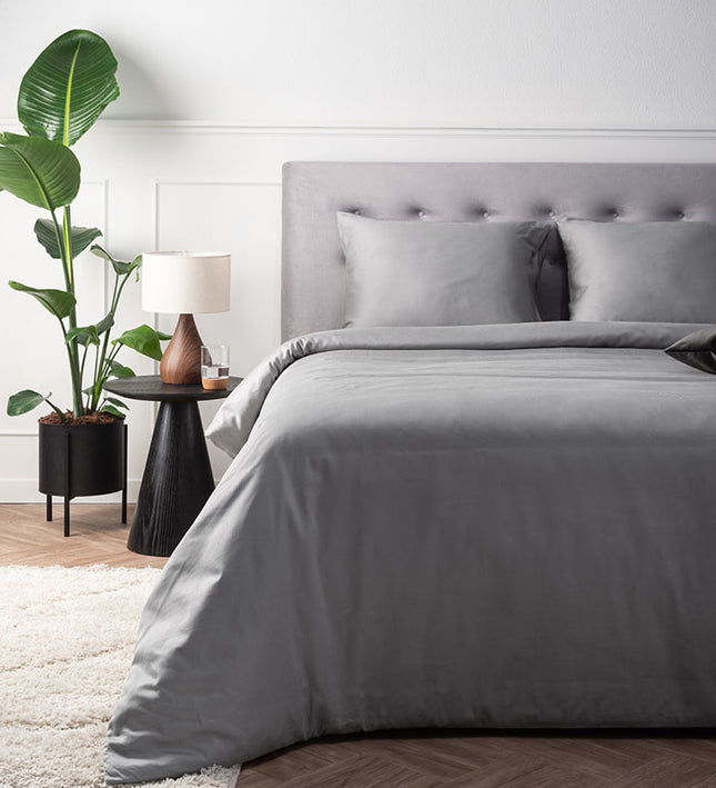 Presence Dekbedovertrek Katoen-Satijn - Luxury Satin - Zilver