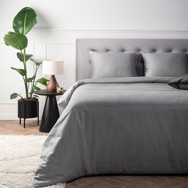 Presence Dekbedovertrek Katoen-Satijn - Luxury Satin - Zilver