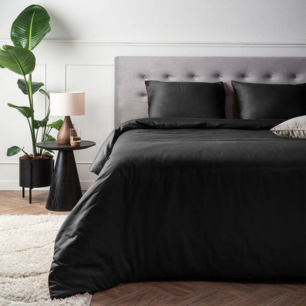 Presence Dekbedovertrek Katoen-Satijn - Luxury Satin - Zwart